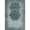 Piper Looms Mayfield Geometric AMF679 Teal Machine Washable Area Rug main image