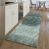 Piper Looms Mayfield Geometric AMF679 Teal Machine Washable Area Rug Runner Lifestyle Image Feature