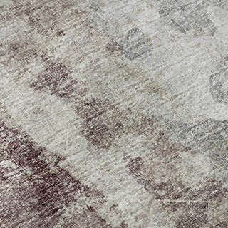 Piper Looms Mayfield Soft Abstract AMF68 Plum Machine Washable Area Rug Swatch Image