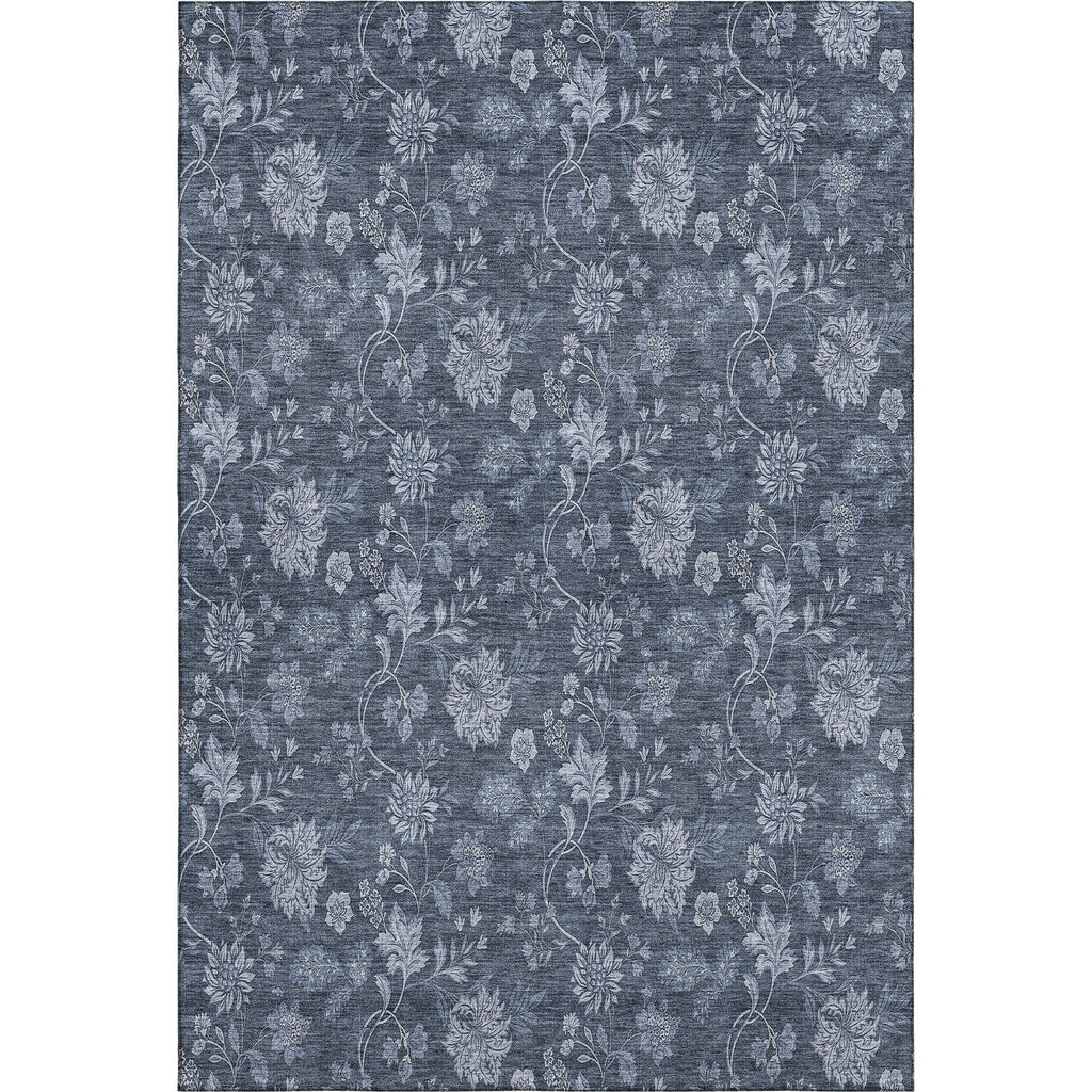 Piper Looms Mayfield Floral AMF680 Blue Machine Washable Area Rug main image