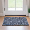 Piper Looms Mayfield Floral AMF680 Blue Machine Washable Area Rug Scatter Lifestyle Image Feature