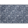 Piper Looms Mayfield Floral AMF680 Blue Machine Washable Area Rug Scatter Main Image