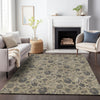 Piper Looms Mayfield Floral AMF680 Brown Machine Washable Area Rug Lifestyle Image Feature