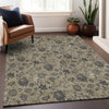 Piper Looms Mayfield Floral AMF680 Brown Machine Washable Area Rug Lifestyle Image Feature