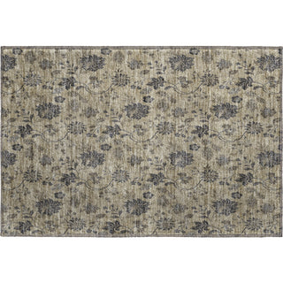 Piper Looms Mayfield Floral AMF680 Brown Machine Washable Area Rug Scatter Main Image