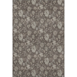 Piper Looms Mayfield Floral AMF680 Chocolate Machine Washable Area Rug main image