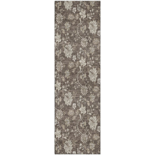 Piper Looms Mayfield Floral AMF680 Chocolate Machine Washable Area Rug Runner Main Image