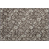 Piper Looms Mayfield Floral AMF680 Chocolate Machine Washable Area Rug Scatter Main Image