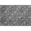 Piper Looms Mayfield Floral AMF680 Gray Machine Washable Area Rug Scatter Main Image