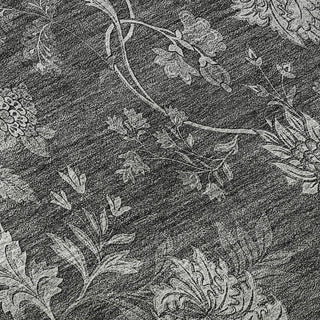 Piper Looms Mayfield Floral AMF680 Gray Machine Washable Area Rug Swatch Image
