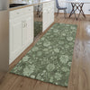 Piper Looms Mayfield Floral AMF680 Olive Machine Washable Area Rug Runner Lifestyle Image Feature