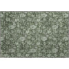 Piper Looms Mayfield Floral AMF680 Olive Machine Washable Area Rug Scatter Main Image