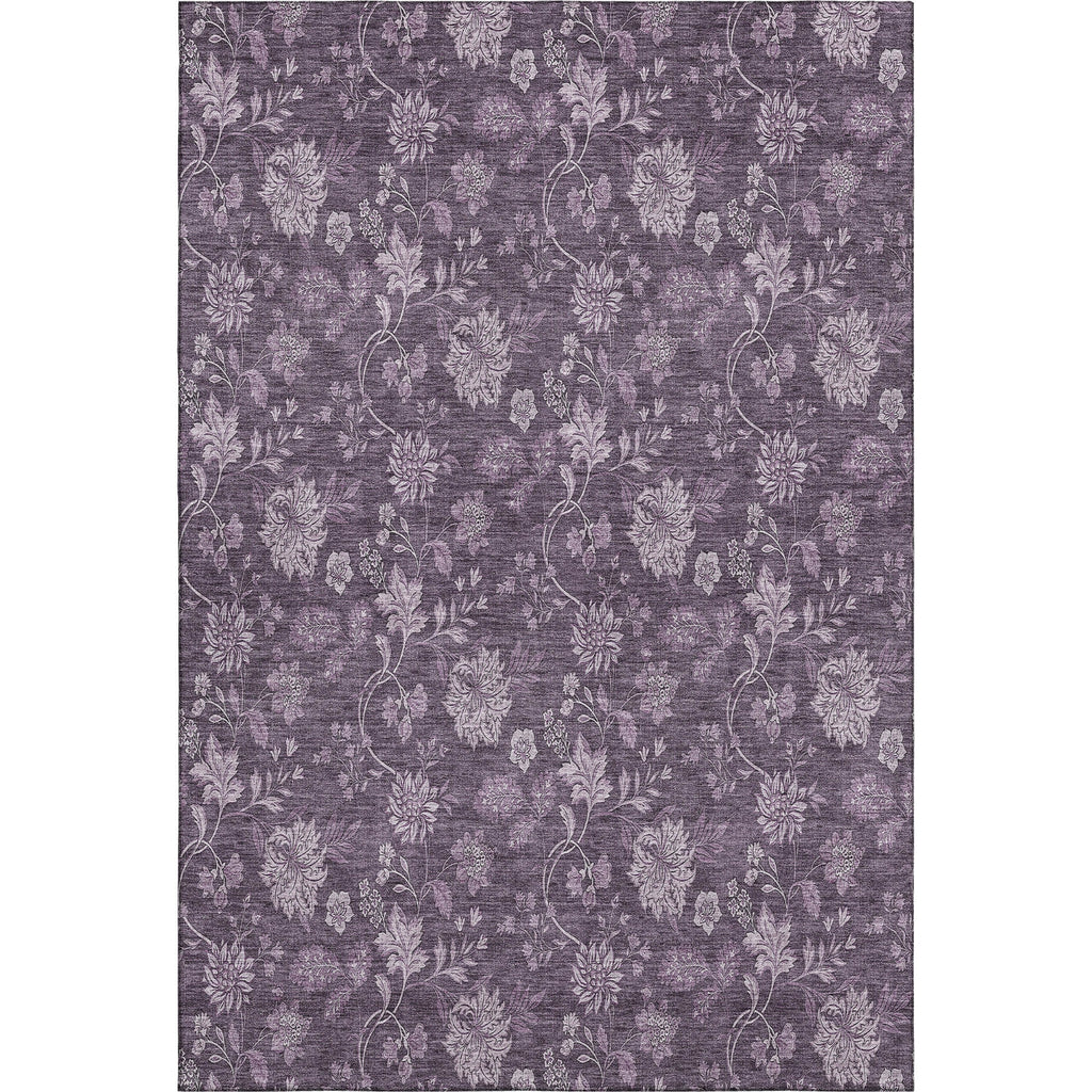 Piper Looms Mayfield Floral AMF680 Plum Machine Washable Area Rug main image