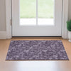 Piper Looms Mayfield Floral AMF680 Plum Machine Washable Area Rug Scatter Lifestyle Image Feature