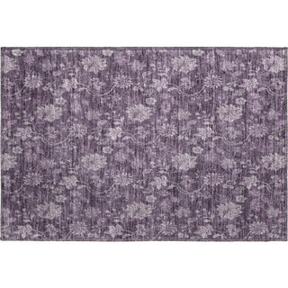 Piper Looms Mayfield Floral AMF680 Plum Machine Washable Area Rug Scatter Main Image