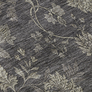 Piper Looms Mayfield Floral AMF680 Taupe Machine Washable Area Rug Swatch Image