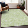 Piper Looms Mayfield Floral AMF681 Aloe Machine Washable Area Rug Lifestyle Image Feature