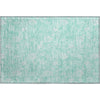 Piper Looms Mayfield Floral AMF681 Aqua Machine Washable Area Rug Scatter Main Image