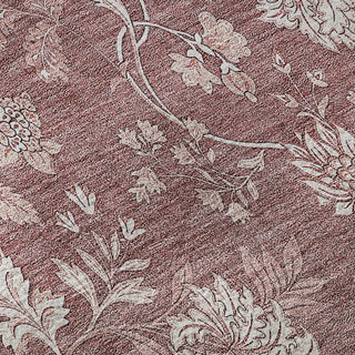 Piper Looms Mayfield Floral AMF681 Blush Machine Washable Area Rug Swatch Image