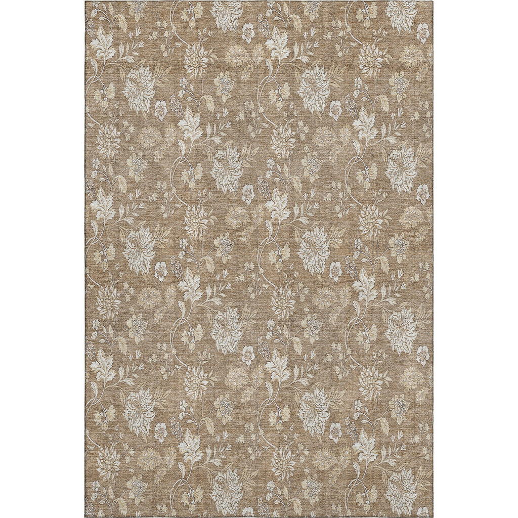 Piper Looms Mayfield Floral AMF681 Copper Machine Washable Area Rug main image