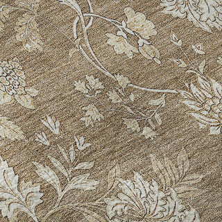 Piper Looms Mayfield Floral AMF681 Copper Machine Washable Area Rug Swatch Image