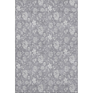 Piper Looms Mayfield Floral AMF681 Gray Machine Washable Area Rug main image