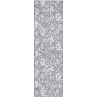 Piper Looms Mayfield Floral AMF681 Gray Machine Washable Area Rug Runner Main Image