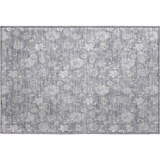Piper Looms Mayfield Floral AMF681 Gray Machine Washable Area Rug Scatter Main Image