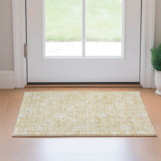 Piper Looms Mayfield Floral AMF681 Honey Machine Washable Area Rug Scatter Lifestyle Image Feature