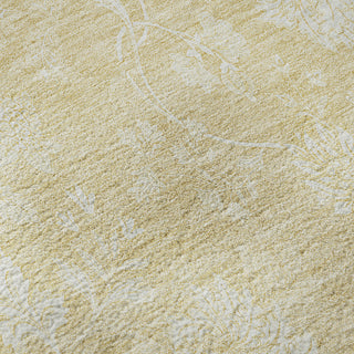Piper Looms Mayfield Floral AMF681 Honey Machine Washable Area Rug Swatch Image
