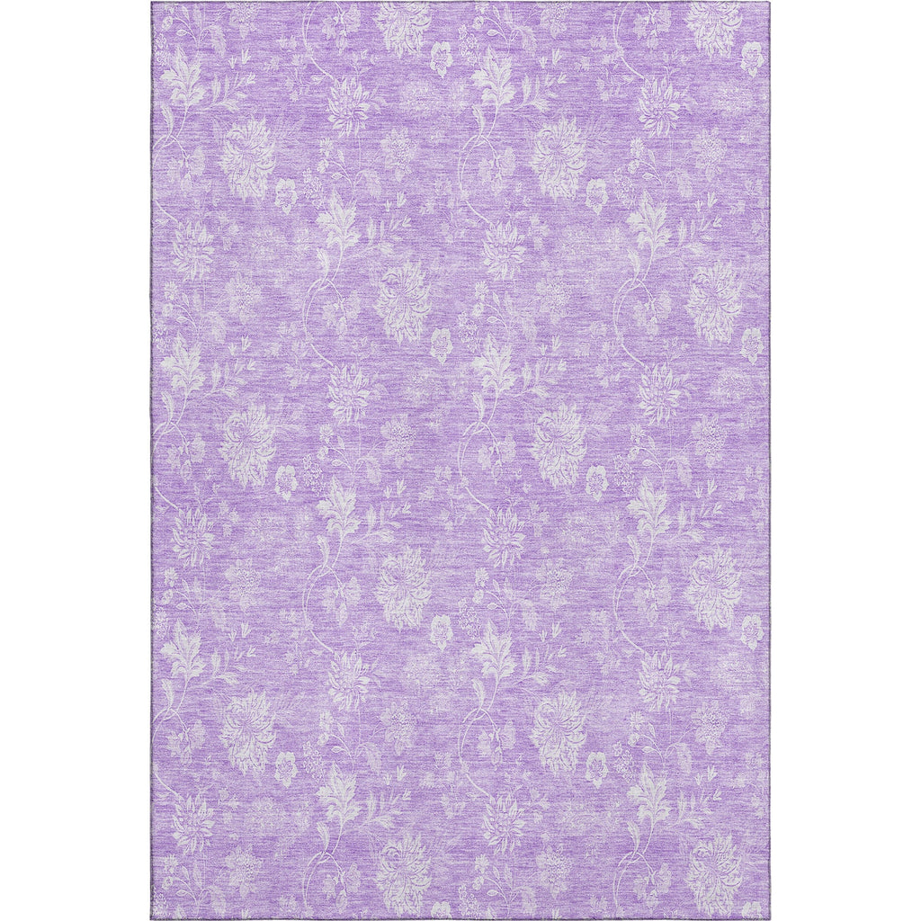 Piper Looms Mayfield Floral AMF681 Lilac Machine Washable Area Rug main image