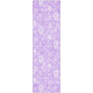 Piper Looms Mayfield Floral AMF681 Lilac Machine Washable Area Rug Runner Main Image