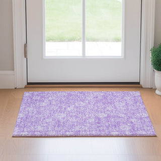 Piper Looms Mayfield Floral AMF681 Lilac Machine Washable Area Rug Scatter Lifestyle Image Feature