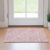 Piper Looms Mayfield Floral AMF681 Pink Machine Washable Area Rug Scatter Lifestyle Image Feature