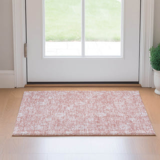 Piper Looms Mayfield Floral AMF681 Pink Machine Washable Area Rug Scatter Lifestyle Image Feature