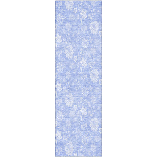 Piper Looms Mayfield Floral AMF681 Sky Machine Washable Area Rug Runner Main Image