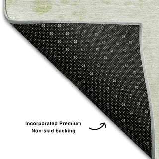 Piper Looms Mayfield Modern AMF682 Aloe Machine Washable Area Rug Backing Image