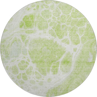 Piper Looms Mayfield Modern AMF682 Aloe Machine Washable Area Rug Round Main Image