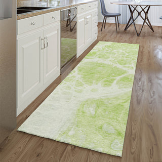 Piper Looms Mayfield Modern AMF682 Aloe Machine Washable Area Rug Runner Lifestyle Image Feature