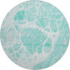 Piper Looms Mayfield Modern AMF682 Aqua Machine Washable Area Rug Round Main Image