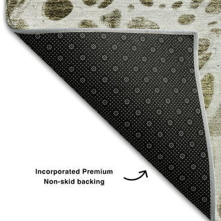 Piper Looms Mayfield Modern AMF682 Chocolate Machine Washable Area Rug Backing Image