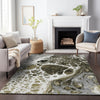 Piper Looms Mayfield Modern AMF682 Chocolate Machine Washable Area Rug Lifestyle Image Feature