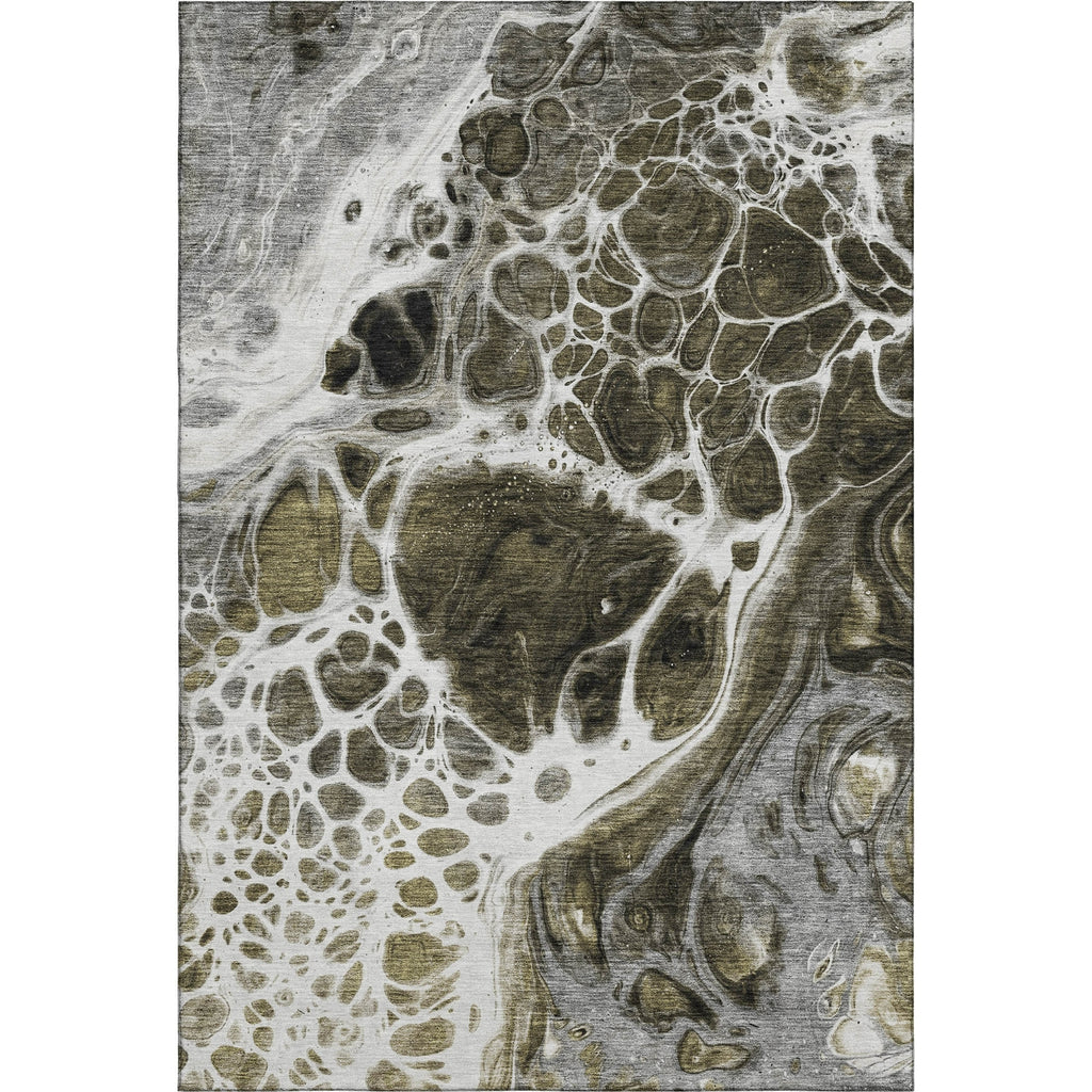 Piper Looms Mayfield Modern AMF682 Chocolate Machine Washable Area Rug main image