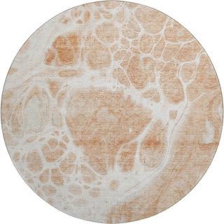 Piper Looms Mayfield Modern AMF682 Coral Machine Washable Area Rug Round Main Image