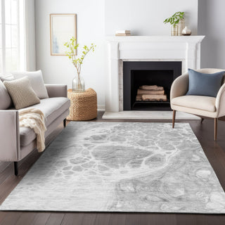 Piper Looms Mayfield Modern AMF682 Gray Machine Washable Area Rug Lifestyle Image Feature