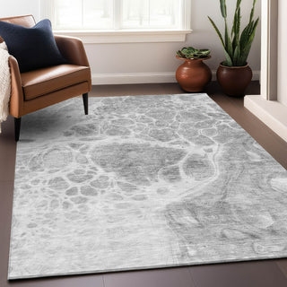 Piper Looms Mayfield Modern AMF682 Gray Machine Washable Area Rug Lifestyle Image Feature