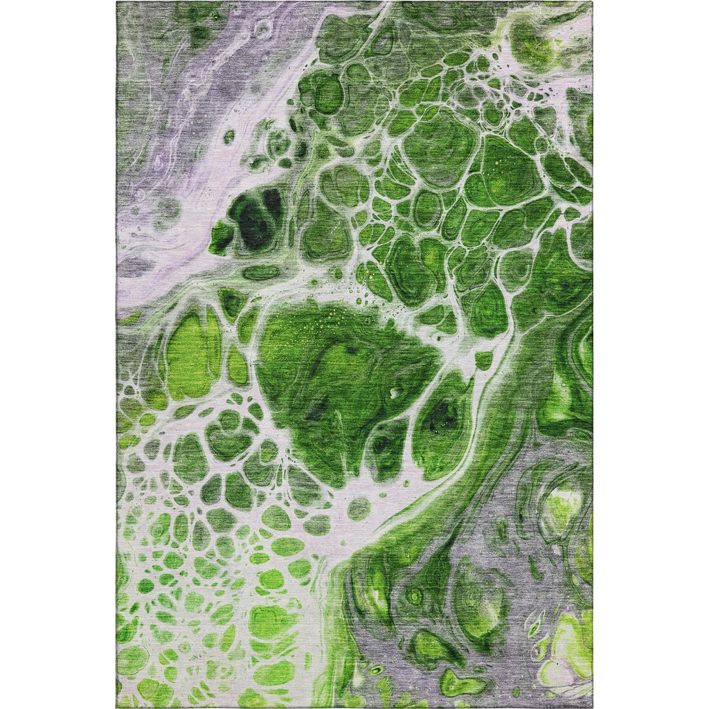 Piper Looms Mayfield Modern AMF682 Lime Machine Washable Area Rug main image