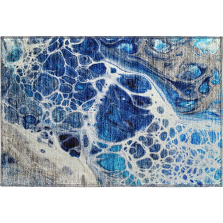 Piper Looms Mayfield Modern AMF682 Navy Machine Washable Area Rug Scatter Main Image
