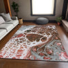 Piper Looms Mayfield Modern AMF682 Paprika Machine Washable Area Rug Lifestyle Image Feature