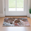 Piper Looms Mayfield Modern AMF682 Paprika Machine Washable Area Rug Scatter Lifestyle Image Feature